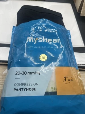 Myshear Medical Compression Tights Women, 20-30 mmHg Graduated Pantyhose - Image 1 of 4