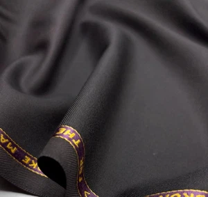 Chocolate Brown Wool Fabric Suiting Thobes Dishdasha Plain Solid 3.50m x 1.50m - Picture 1 of 6