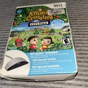 Animal Crossing City Folk & Wii Speak Nintendo Wii - Picture 1 of 15