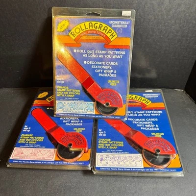 Rollagraph Crafter Scraphbooking sello de rodillo autoentintado [artículo 0151 MK] Foto 1 de 4