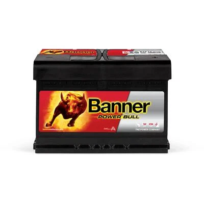 12V 74Ah 680A Banner Power Bull P7412 Autobatterie Starterbatterie P74 12 - Bild 1 von 3