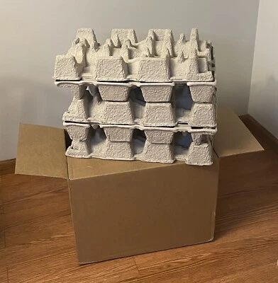 12 Pack Wine Bottle Shipper, Packaging, Molded Cardboard, 🍷used - Image 1 of 4