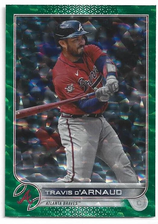 2022 Topps Series 1  Green Foil /499 Travis d'Arnaud #4 - Image 1 of 1