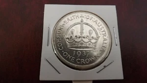 CROWN 1937 CHOICE UNC OR BETTER WITH DOT VERY RARE - Picture 1 of 6