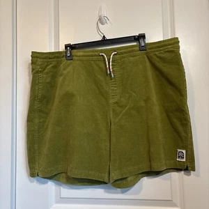 Coast Barra Corduroy Men’s Shorts NWOT Size XXL Olive Green Drawstring Waist - Picture 1 of 8