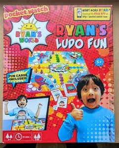 Ryan's World Ludo Board Game Family Fun 5+ Toys - Picture 1 of 1