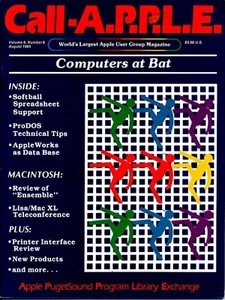 Call A.P.P.L.E. Magazine - Aug, 1985 - Lisa/MacXL Conference - Picture 1 of 1