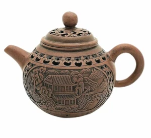 Tetera china de barro de arcilla Yixing Zisha - Imagen 1 de 12
