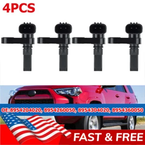 4PCS ABS Wheel Speed Sensor Right & Left for 2003-2009 Lexus GX470 4.7L - Picture 1 of 8