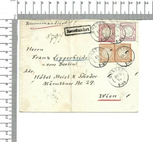 1873 Bedarfsbrief Hoffmann von Fallersleben an Verleger Franz Lipperheide; 60907 - Bild 1 von 2