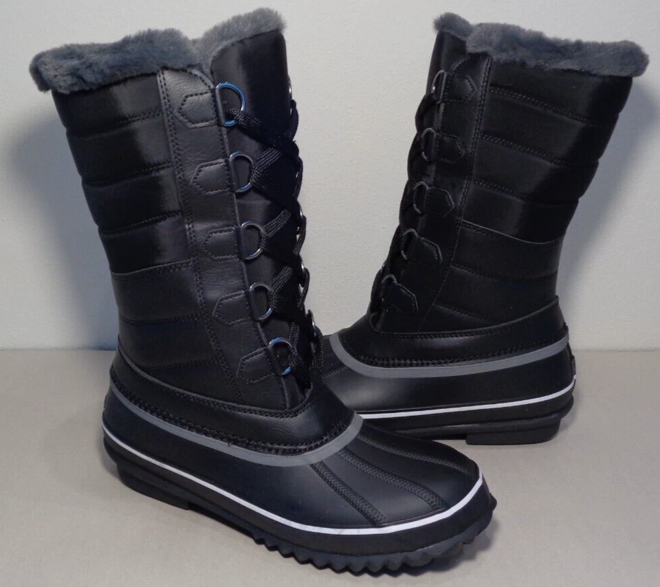 Jambu JBU Size 7 M SABINE Black Water Resistant Boots Women's Shoes
