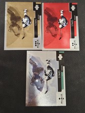 1997-98 UPPER DECK UD BLACK DIAMOND MIKE MODANO #80 BASE RED GOLD 3 CARD LOT