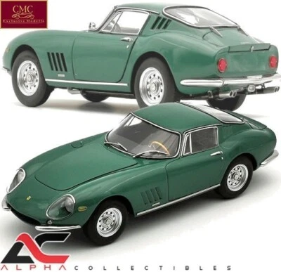 CMC M-238 1:18 1966 FERRARI 275 GTB/C VERDE PINO / PINE GREEN (L.E. OF 1000) - Image 1 of 3