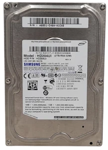 Samsung HD204UI 3.5" SATA 2TB Hard Drive 100% Health - Afbeelding 1 van 2