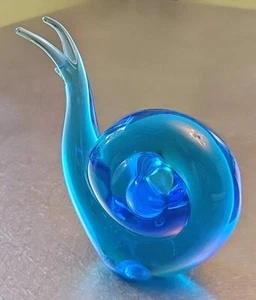 Vintage Rare FM Ronneby Sweden Blue Snail, EUC - Picture 1 of 18