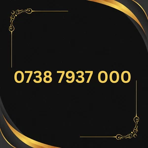 GOLD NUMMER VD 000 SIM KARTE EE TRI-CUT SIM KARTE VIP VISITENSIM KARTENNUMMER UK - Bild 1 von 4