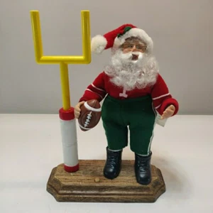 Football Santa NFL 1998 Holiday Creations Musical Santa Christmas - Picture 1 of 8