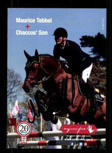 Maurice Tebbel Autogrammkarte Original Signiert Reiten + A 244849 - Imagen 1 de 2
