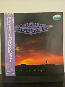 NIGHT RANGER Man In Motion 1988 LP GLAM/HAIR METAL HARD ROCK JAP PRS OBI VINYL - Picture 1 of 9