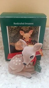 Hallmark 1989 Gentle Fawn Deer Christmas Ornament - Picture 1 of 1