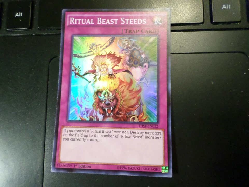 PT11 YUGIOH RITUAL BEAST STEEDS THSF-EN032 1ST EDITION SUPER RARE M/NM - Image 1 of 1