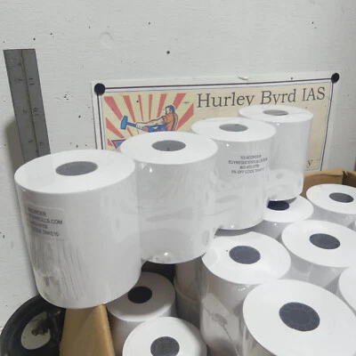 Cantidad de 4 rollos: papel de recibo de cocina rollo de 1 capa 3 pulgadas x 150 pies no térmico Foto 1 de 4