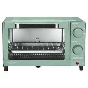 Mainstays 4-Slice Toaster Oven in Sage Green - Picture 1 of 6