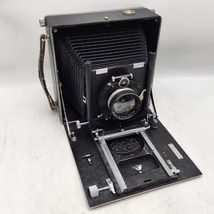 Rara cámara Linhof Munchen 13x18 Technika con 4x5 cortador trasero lente Xenar 210 mm - Imagen 1 de 22