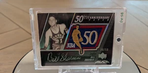 2007-08 Bill Sharman UD Black 50th Anniversary 28/50 Patch Auto - Picture 1 of 3