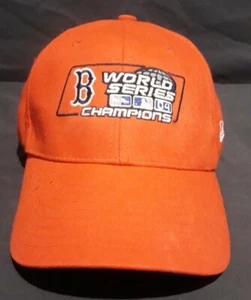 Boston Red Sox 2004 World Series Champions Hat MLB NEW ERA Red Cap Adjustable - Picture 1 of 12