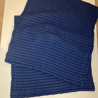 Par de 2 fundas de almohada Pine Cone Hill azul EURO Foto 1 de 4