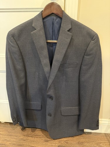 Cappotto sportivo uomo Michael Kors slim fit taglia 40 regular grigio blu marrone