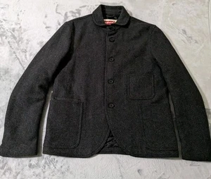 Chaqueta Levis Para Hombre M Gris Espiga Acolchada Forrada Abrigo Preppy Exterior - Imagen 1 de 13