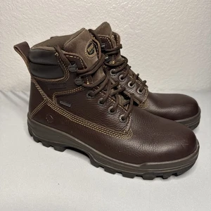 Wolverine direkt angebrachte 6" Arbeitsstiefel Herren Größe 7,5 M braun Leder leicht - Bild 1 von 9