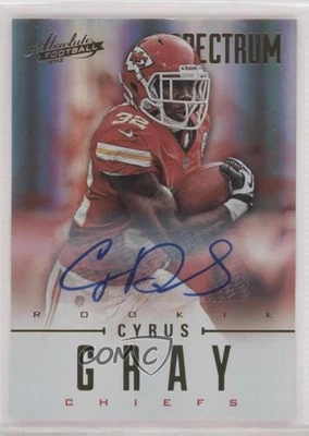 2012 Panini Absolute Spectrum Gold /299 Cyrus Gray #121 Rookie Auto RC - Image 1 of 2