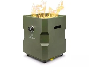 Ukiah® Portable Propane Fire Pit Model Number: TK-1043-DG - Picture 1 of 5