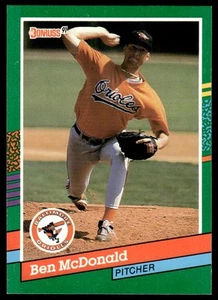 1991 Donruss Ben McDonald Baltimore Orioles #485 - Picture 1 of 2
