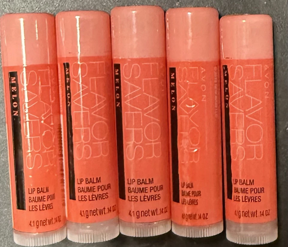 Bálsamo labial teñido de melón Avon Flavor Savers lote de 5 nuevos y sellados ¡ENVÍO GRATUITO! Foto 1 de 1