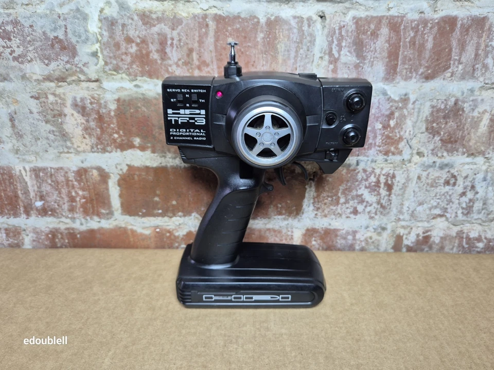 HPI TF-3 RC Radio Transmitter AM 27MHz 2 Channel Nitro/Electric Trophy RS4 Hyper - Image 1 of 4