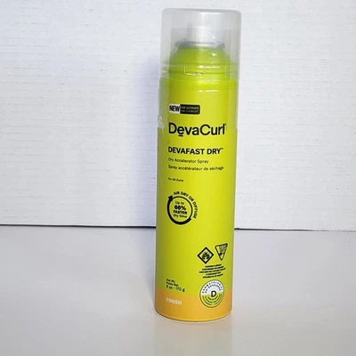 Spray acelerador de cabelo seco DevaCurl Devafast todos os cachos sem sulfato sem parabeno - Imagem 1 de 3