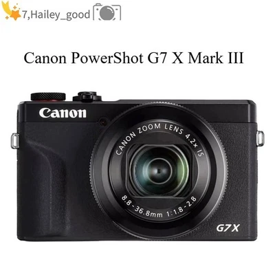 Canon PowerShot G7 X Mark III Digitalkamera 20,1MP 4,2fach Optischer Zoom  - Bild 1 von 4