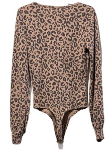 Abercrombie & Fitch (T) Damen-Body Leopardenmuster S schwarz braun weich gebraucht, in einwandfreiem Zustand - Bild 1 von 3