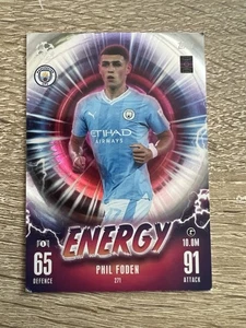 Match Attax Extra 23/24 Phil Foden Energy Manchester City Champions League #271 - Bild 1 von 1