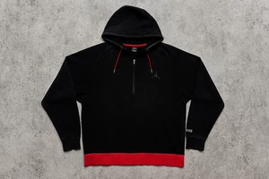 🔥 Chaqueta con Capucha Michael Jordan 3XL Polar Cremallera - Logo Jumpman Negro y Rojo - Imagen 1 de 7