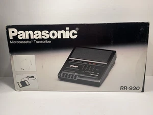 Panasonic Microcassette Transcriber Headset & Foot Controller RR-930 Orig. Box - Picture 1 of 6