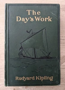 1898 The Day's Work by Rudyard Kipling Hardcover First Edition 5th Printing EX - Foto 1 di 21