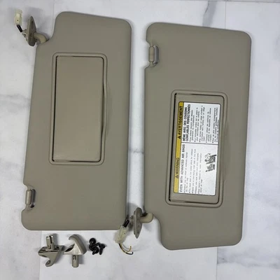 Nissan Rogue 2008-2013 conjunto de parasol beige tostado vinilo iluminado OEM Foto 1 de 4