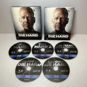 Die Hard: 25th Anniversary Collection (Blu-ray, 4 Movie, 5 Disc Box Set) Willis - Picture 1 of 10