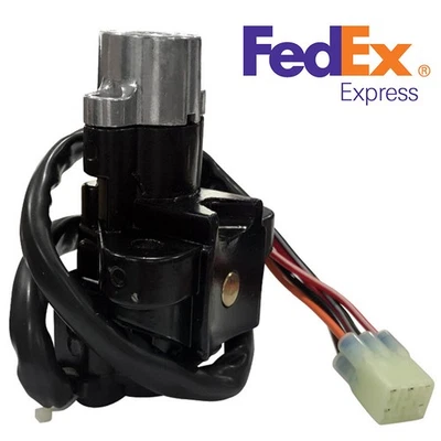 Motorcycle Aluminium Alloy Modified Ignition Key Lock Set Kit Switch Universal - Image 1 of 4