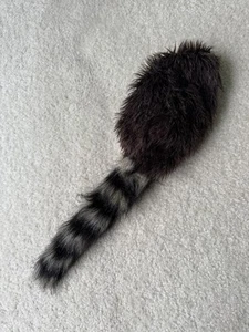 Vintage 1990s Kid's Tree House Raccoon Tail Hat Youth Quality Goods Medium - Picture 1 of 6